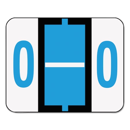 Smead Label, Alphabetic, Color-Coded, Letter O, Blue, 500/Roll 67085